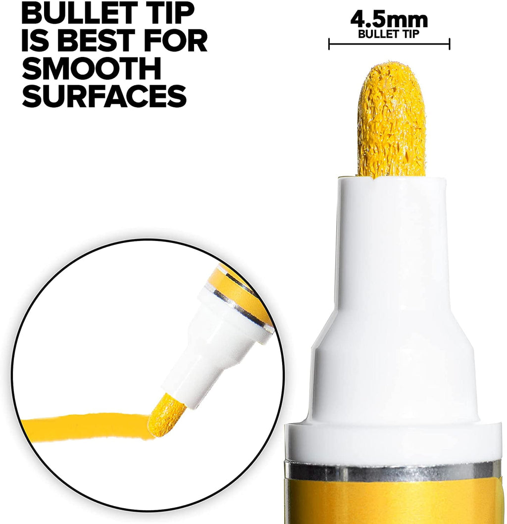 Krink K42 Opaque Permanent Paint Marker, Yellow