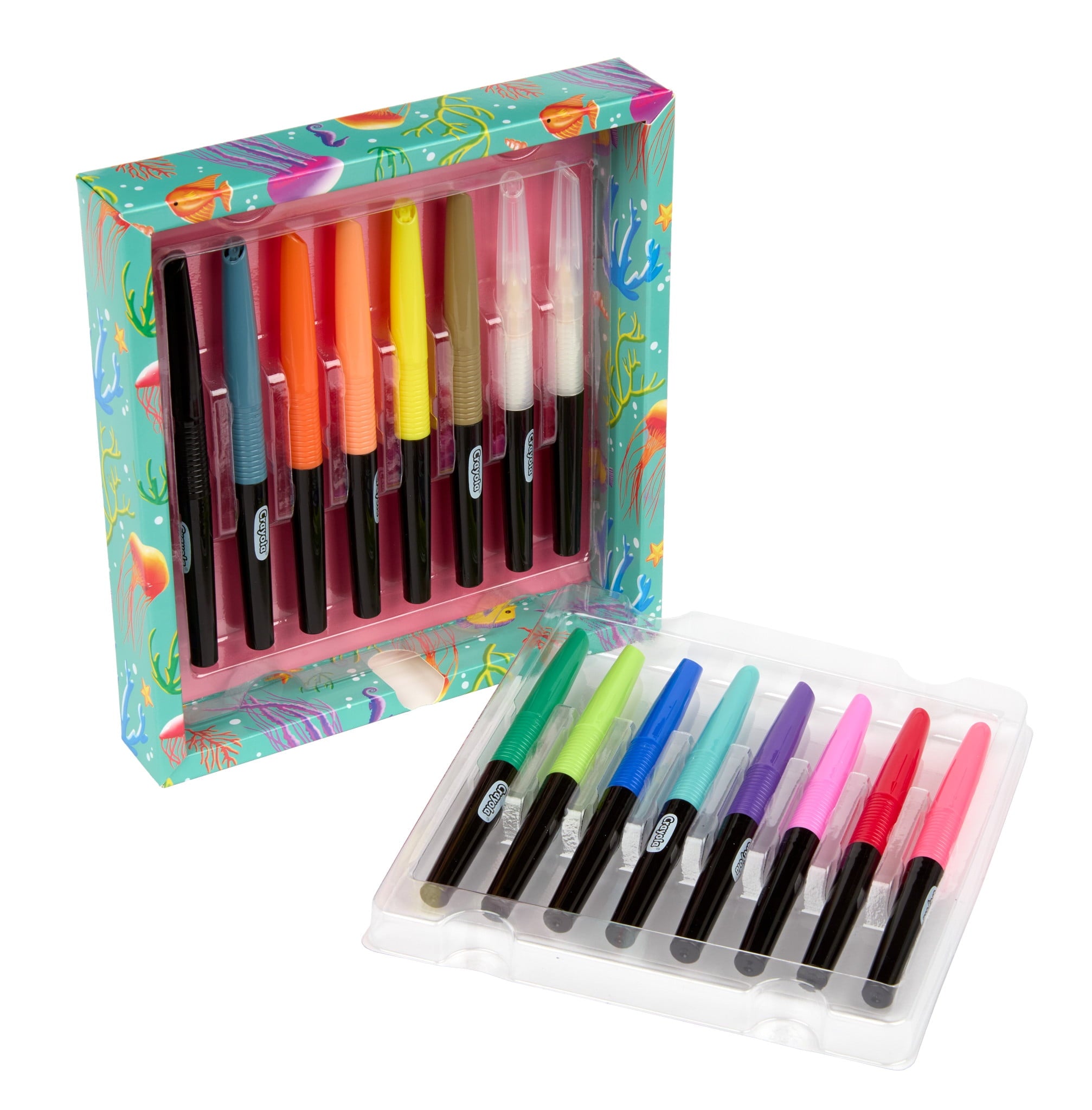 Crayola Blending Marker Set, 16 Count Markers, 2 Colorless Blenders, Adult Coloring Markers, Gifts for Teens & Adults