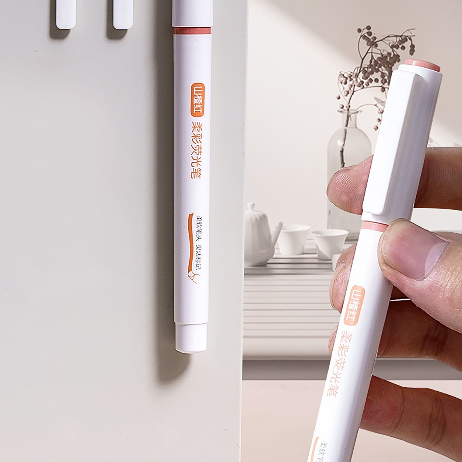 Under $1 Creative Highlighters, 6-Pack Pastel Highlighters, Chisel Tip No-Bleed Markers for Office & Study Organization, Colorful Marker Pens, Multi-Color, by Goohae