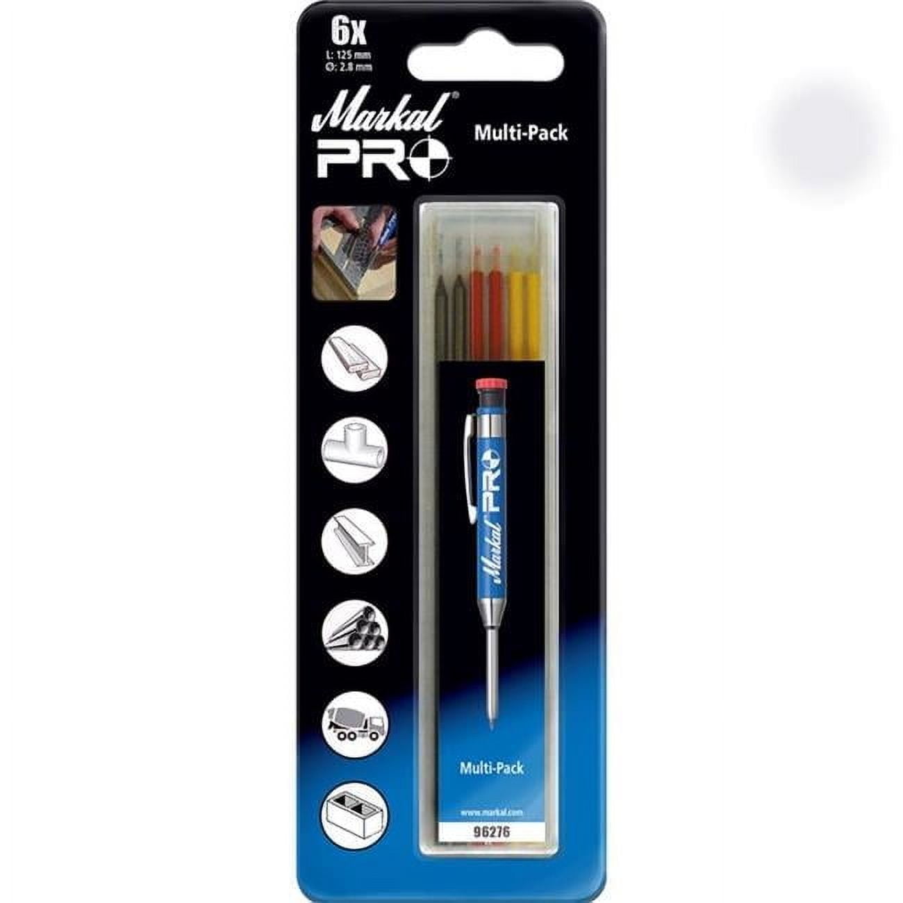 Markal Pro 6-Pk. of Multi-Color Marker Refills, Model# 96279