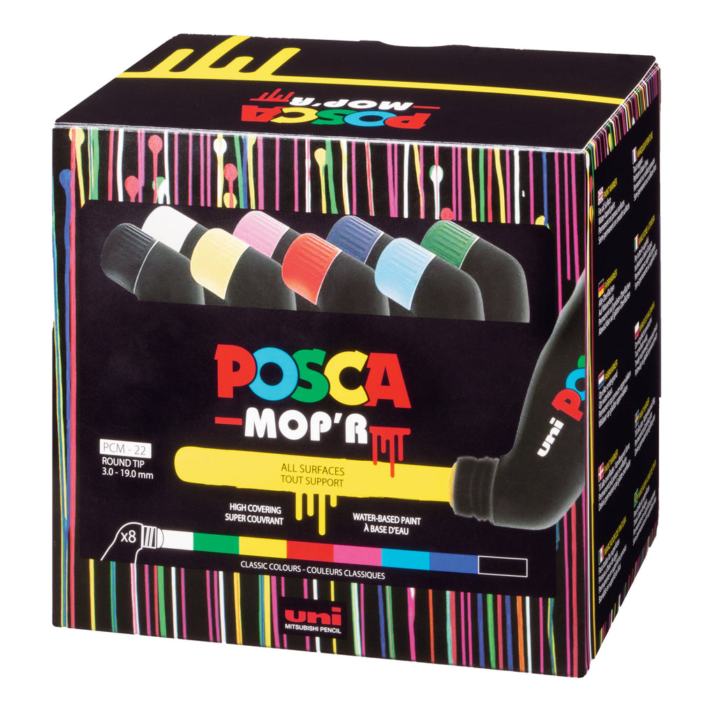 POSCA MOP'R Paint Markers, Set of 8
