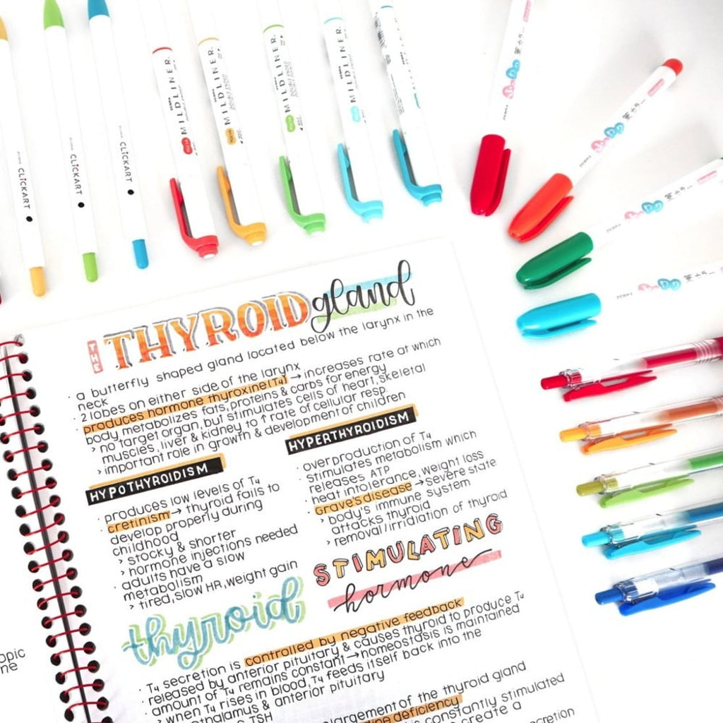 Zebra Mildliner Double Ended Creative Marker - Gray