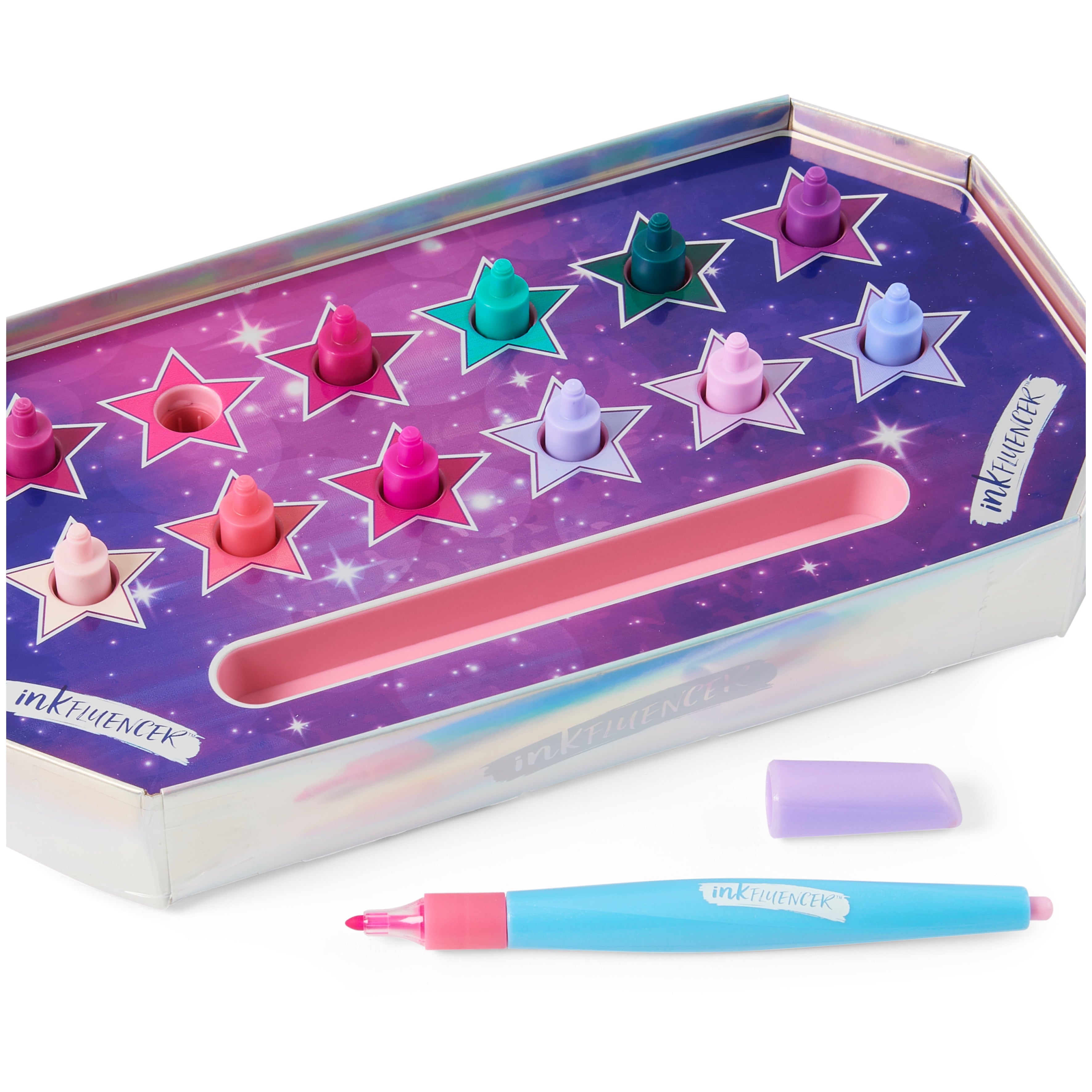 inkFLUENCER, We Wear Cute Click N Color Cosmo Marker Set, 12 Colors