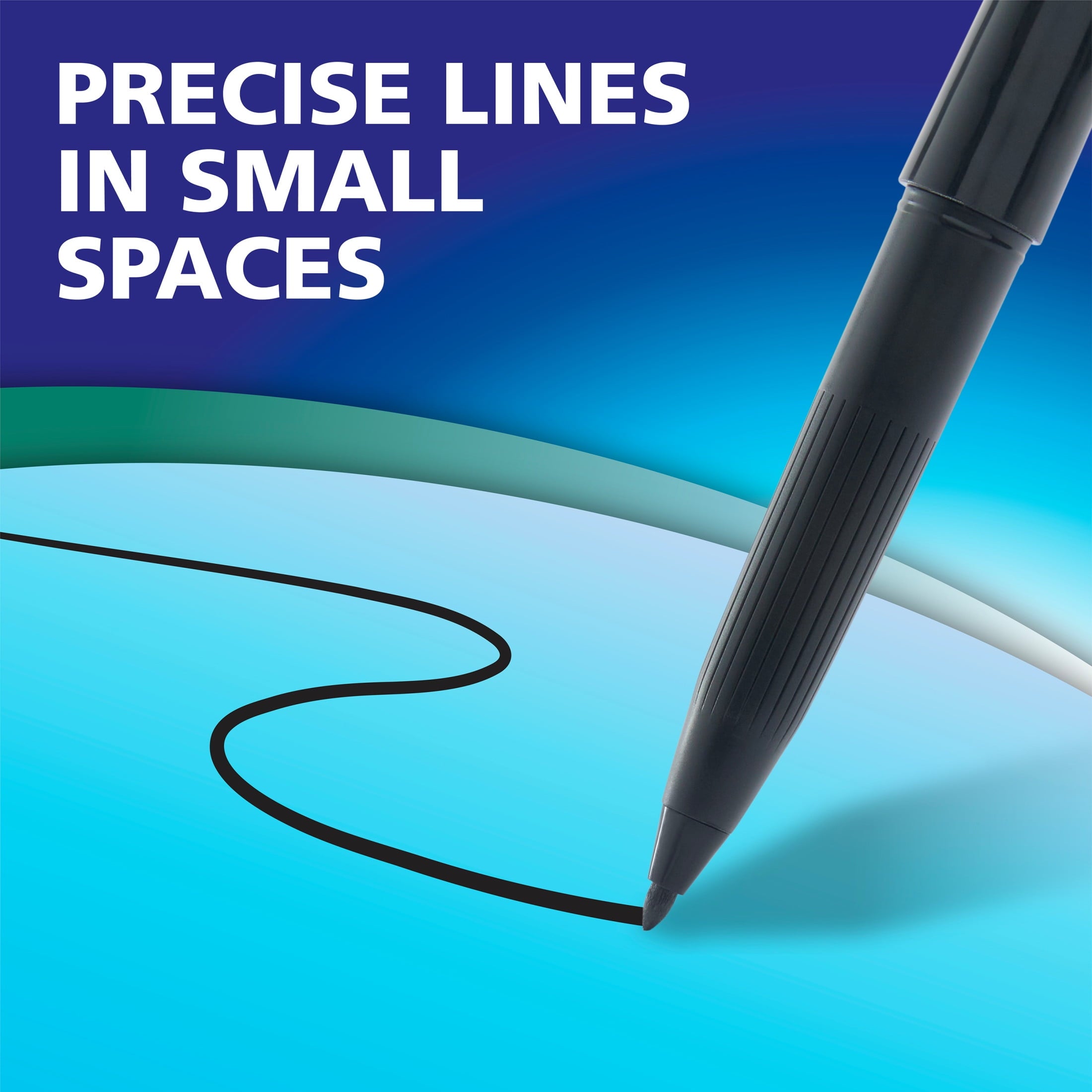 EXPO Wet Erase Markers, Assorted, Fine and Ultra-Fine Tips, 16 Count