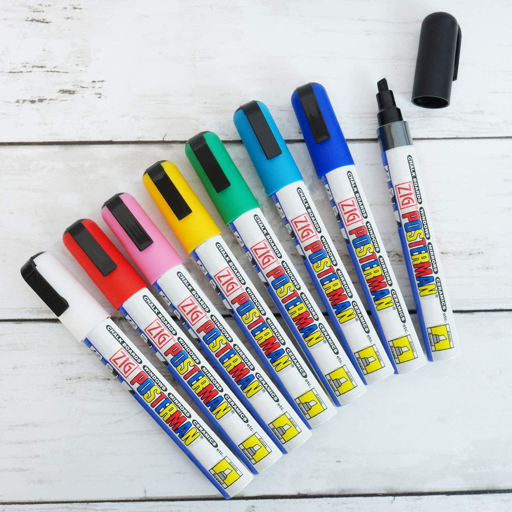 Zig 6mm Waterproof Marker Set