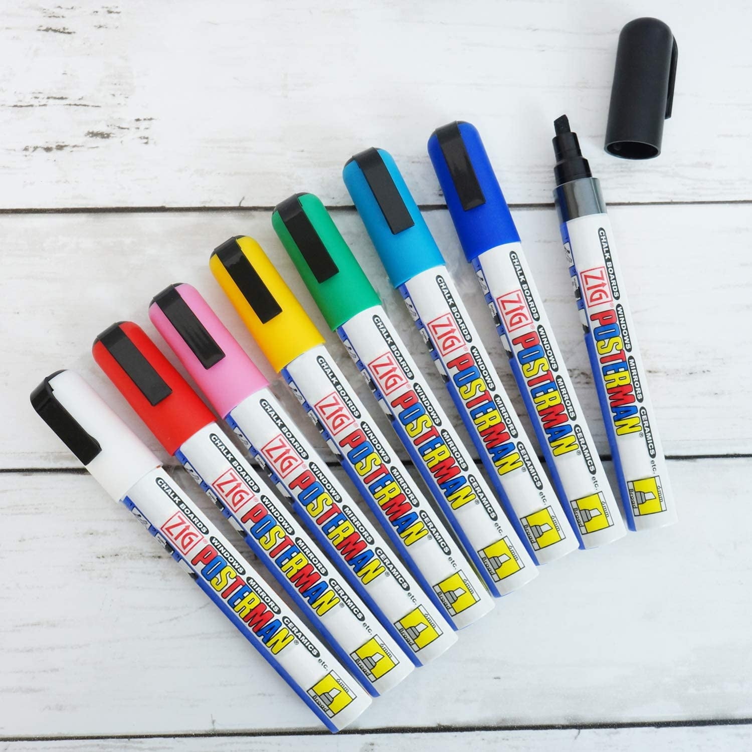 Zig 6mm Waterproof Marker Set