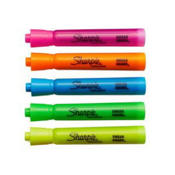 Sharpie Tank Style Highlighters, Chisel Tip, Assorted Fluorescent, 5 + 1 Bonus Pack