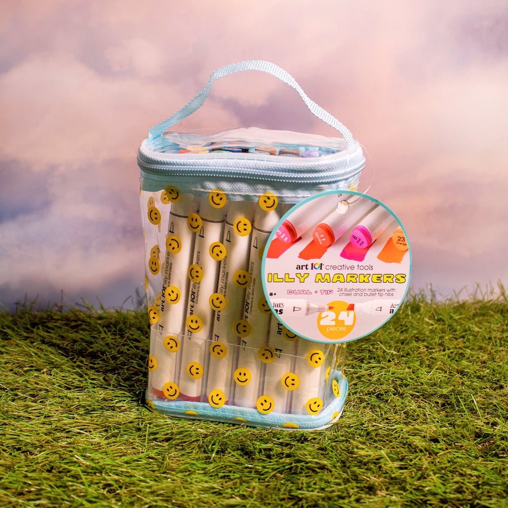 Art 101 Illy Markers in Pouch-Back to School, All Ages, 24 Count