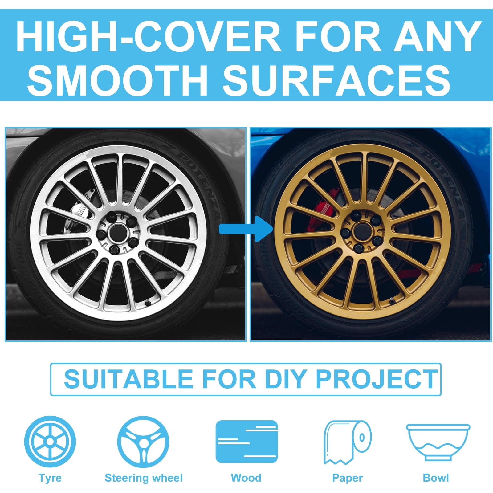 Liquid Chrome Paint Marker Pen,3PCS Liquid Chrome Marker Set,Chrome Touch Up Markers for Model Metal Cars Tire DIY Art Craft Repair - Silver