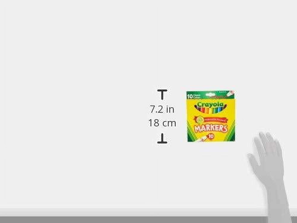 Crayola Classic Colors Broad Line Markers,10 Count ( Case of 24 )